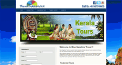 Desktop Screenshot of bluesapphiretravel.com